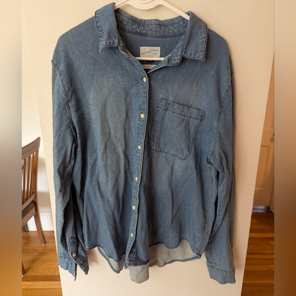 Universal Thread Jean Button Up Shirt